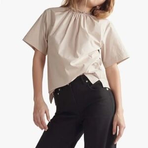 NWT Thakoon Smocked Neck Tee - size XS